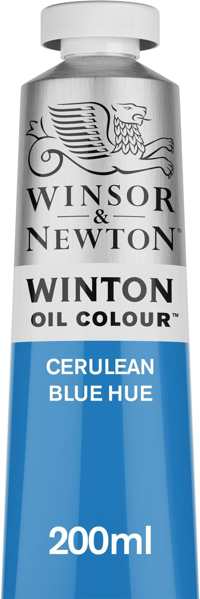 Winsor & Newton Winton Oil Color, 200ml (6.75-oz) Tube, Cerulean Blue Hue