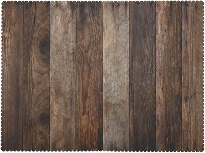 Wood Plank Rectangle Tablecloth Retro Wood Texture Brown Farmhouse Table Cloth Dining Table Cover for Home Kitchen Restaurant Party Buffet Picnic 54 x 72 Inch
