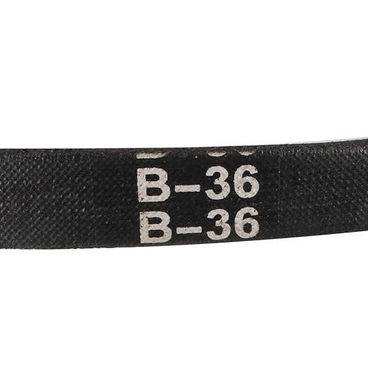 uxcell B-36 V-Belts 36" Inner Length, B-Section Rubber Drive Belt