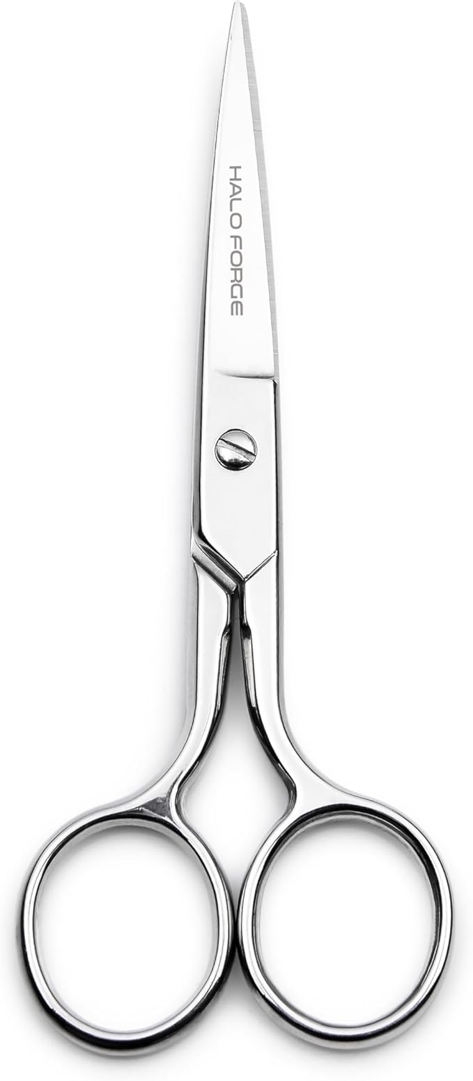 6” Sharp Embroidery Fabric Scissors, Forged Stainless Steel Small Heavy Duty Precision Point Tip Detail Sewing Shears for Dressmaker Tailor Cutting Thread, Yarn, Crafting