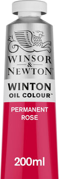 Winsor & Newton Winton Oil Color, 200ml (6.75-oz) Tube, Permanent Rose