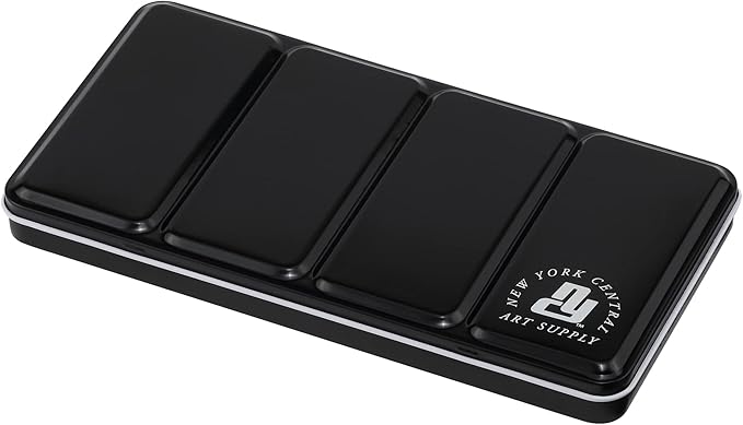 Watercolor Palettes - Empty Half Pan Boxes and Palette for Artists, Watercolor Painting, Students, Color Theory, & More! - 48 Half Pans