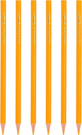 PATIKIL Orange Yellow Colored Pencils Set,6 Pcs Oil Color Pencils Wooden Coloring Drawing Pencil for Artists Art Painting