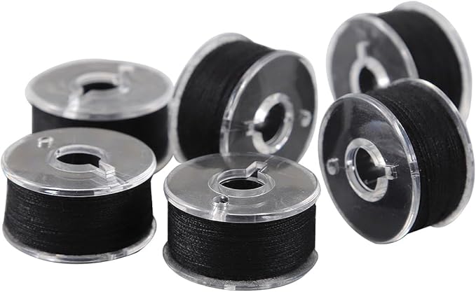 HNMZDS 36Pcs Bobbins and Sewing for Sewing Machine, Sa156 Bobbins with Case for Brother, Bro-Ther, Singer, Sewing Machine Accessories, Sewing Machine Bobbins (Black)