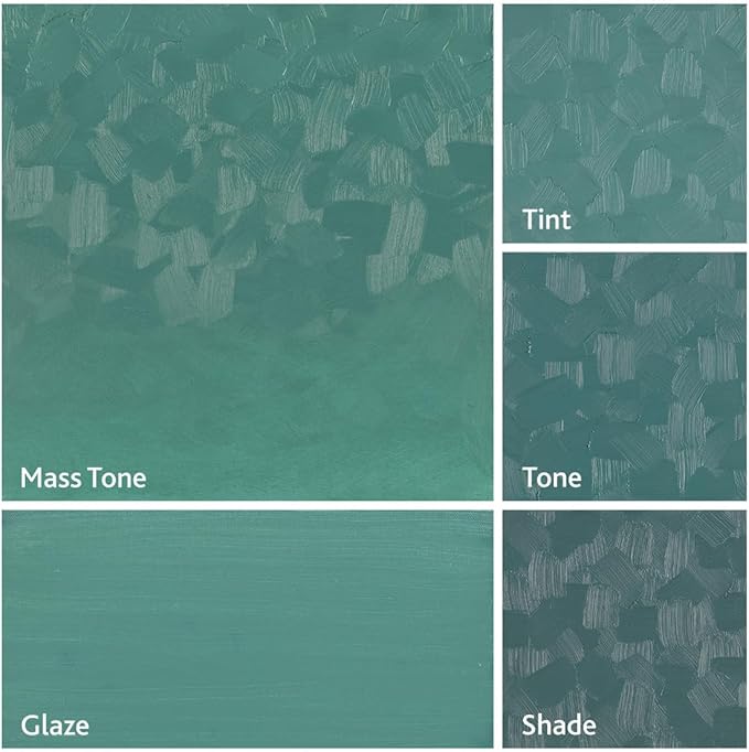 Tusc & Pine Artist Oil Paint - Grayed Turquoise, 40 ml, Non-Yellowing, Rich & Creamy Consistency, Maximum Pigment Load, Small Batch Milled Oil Paints Made in the USA for Professional Artists