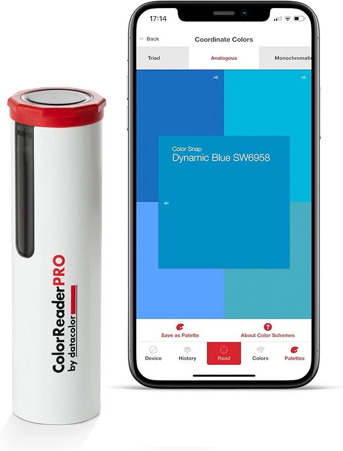 Datacolor ColorReader Pro – Identify Paint Color Instantly – Professional Color Matching Tool - Designed For Painters, Designers and Facility Managers