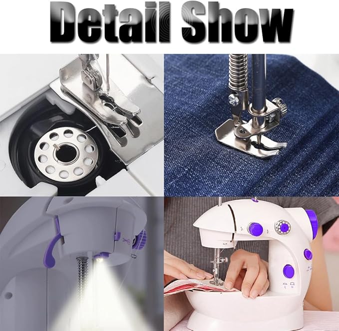 Kucehiup Mini Sewing Machine, Portable Sewing Machine for Beginners