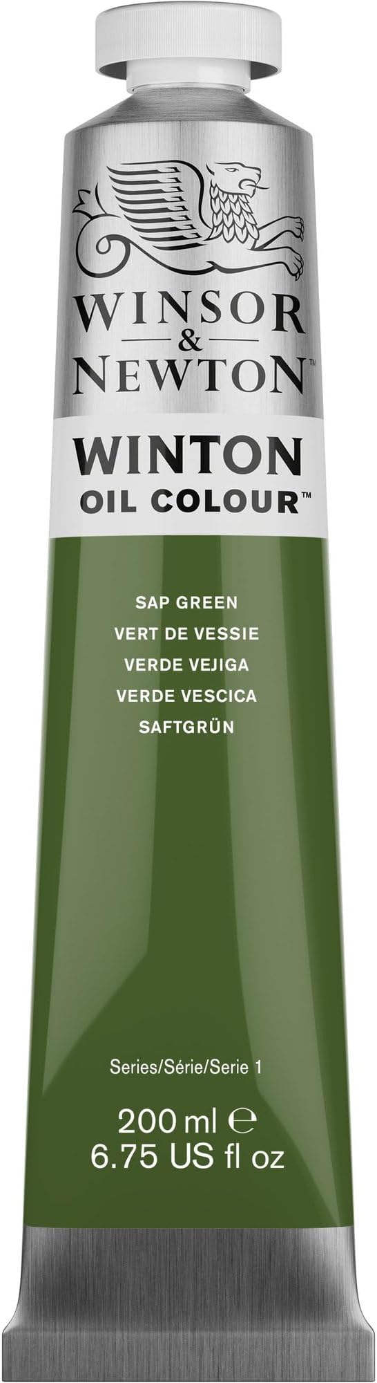 Winsor & Newton Winton Oil Color, 200ml (6.75-oz) Tube, Sap Green
