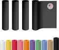 Black Kraft Paper Roll 24" x 2160" (180 feet), Pack of 4 - USA-Made Quality Black Paper 50lb Thickness for Packing, Shipping & Crafts/Arts - 100% Recyclable Natural Wrap Material by IDL Packaging