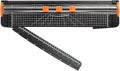 ZEQUAN Paper Cutter 18 inch, 18" Cut Length Large Paper Trimmer Slider for Craft Scrapbooking Cardstock, 3pcs Blade