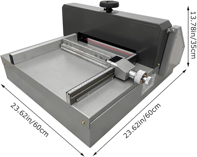 INTSUPERMAI Electric Paper Cutter A4 Desktop Paper Cutter Electric Paper Trimmers 330mm / 13in Paper Cutting Width Manual Pushing Paper with Infrared Safety Sensing for 40mm/1.57in Cutting Thickness