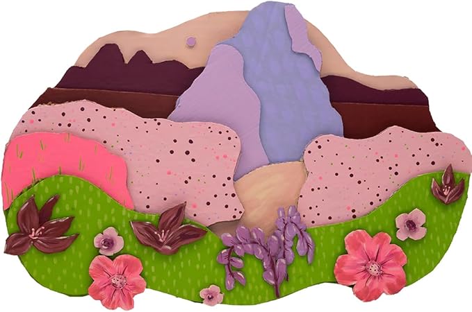 DecoEARTH Acrylic Paint Set “Wildflower Meadows” Reclaimed Premium Paint Set of 8 (2 oz.) Environmentally Friendly, made from Recycled Household Paint