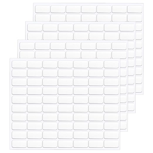 JANYUN 280 Pcs Mounting Putty, Double Sided Sticky Dots Removable Poster Putty Clear Sticky Tack for Wall Hanging Pictures Putty for Home Office Decor (20x10mm)