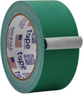 WOD GTC12 Gaffer Tape, Green Low Gloss Finish Film, 2 inch x 60 ft. Residue Free, Non Reflective Cloth Fabric, Secure Cords, Water Resistant, Photography, Filming Backdrop, Production