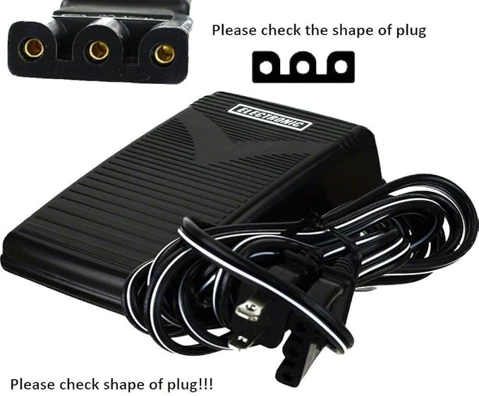 NGOSEW Foot Control Pedal Works with Singerr Sewing Machine Simple 2263 3116 3221 3223 3232 3337