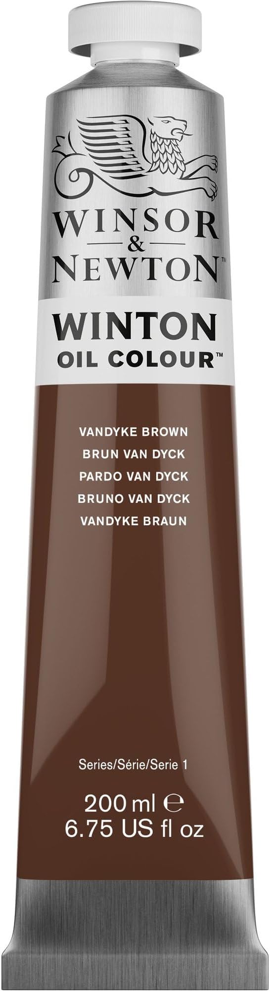 Winsor & Newton Winton Oil Color, 200ml (6.75-oz) Tube, Vandyke Brown