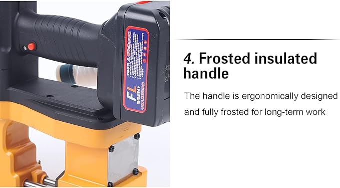 Handheld Electric Sewing Machine 1700 Stitches/Min 7-9mm 210W High Speed Wireless Portable Electric Bag Stitching Closer Sack Seal Sewing Machine for Feed Sacks Jute Bags Seed Bags Rice Bags