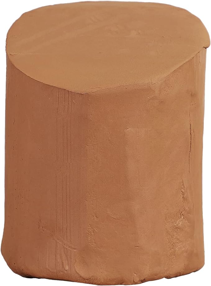 10 lbs Terra Cotta Pottery Clay - Cone 06, Ideal for Wheel Throwing, Hand Building, Firing, Sculpting, Beginners & Advanced