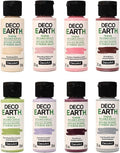 DecoEARTH Acrylic Paint Set “Wildflower Meadows” Reclaimed Premium Paint Set of 8 (2 oz.) Environmentally Friendly, made from Recycled Household Paint