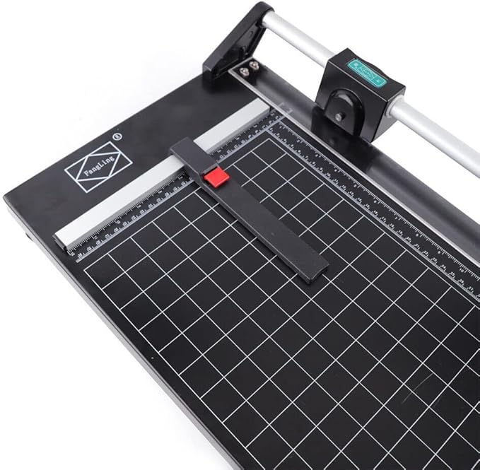 Manual 36 Inch Rolling Cutter with Self-Sharpening Blades, Precision Rotary Paper Trimmer Thin Plastic Soft Board, Hobbing Cutter for Photo Paper, Film, Art Paper Jam, Office Paper, PVC