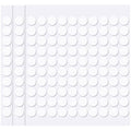 300pcs Foam Dual-Adhesive Dots, Self-Adhesive Mini Foam Dot Circles, Round EVA Tape for Wall Decoration Poster Greeting Cards Birthday Cards Invitation DIY Crafts- White