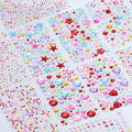 3200pcs Gems for Crafting, Sticker Jewels for Crafts, 12 Sheet Self Adhesive Gems & Rhinestone Adhesive, Acrylic Craft Jewels, Sticky Gems, Gem Stickers for Kids, Face Jewels & Craft Stickers