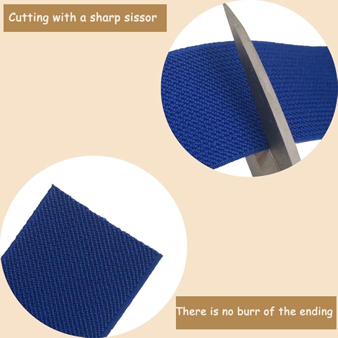 Royal Blue Knit Elastic Band For Sewing 1-1/2 inch 10 Yards -38mm Flat Heavy Stretchy Elastic Straps Elastic Band Spool for DIY Craft-Bedspread-Clothing-Pants Waistband-Wigs-Skirts- DIY Projects