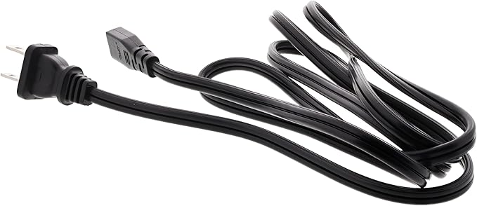 Power Cord for Janome Sewing Machines (653524007) - Fits Janome MC6600, HD9, MC9500P, MC6500, and More