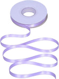 YAMA Light Purple Double Faced Satin Ribbon 3/8 Inch 25 Yards Thin Lilac Ribbon for Gift Wrapping Crafts Hair Bows Wedding Party Decoration