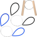 3Pcs Wire Clay Cutter with 1 Wood & 2 Rubber Handle, Easy and Effortless Pottery Cut Off Tools for Clay Artists, Cheese Slicer, Ceramic Tools