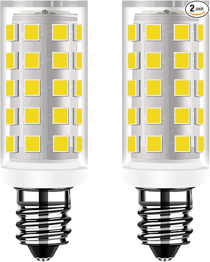 Screw-in LED Bulb 4W 40W Equivalent Sewing Machine Light AC 110-130V C7 to Halogen Replacement Part 1034d Compatible with xl2610 2340cv 2600i Light Bulb Daylight White Pack of 2