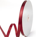 3/8" x 100 Yards Satin Ribbon - Burgundy Silk Ribbon with Spool - Ideal for Gift Wrapping, Floral Bouquets, Crafts, Wedding Party Decorations, Christmas and Sewing Projects