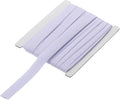 MECCANIXITY 1/2 Inch Double Fold Bias Tape Continuous Bulk Cotton Bias Tape for Sewing Seaming Quilting Hemming Binding Crafts (Light Purple 12 Yards)