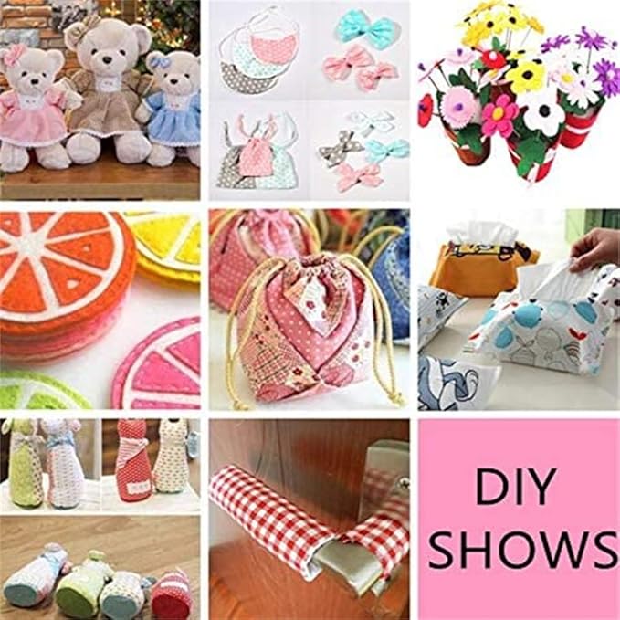 6Pcs 9.8" x 9.8"(25 * 25CM) Cotton Fabric DIY Making Supplies Quilting Patchwork Fabric Fat Quarter Bundles DIY for Quilting Cotton Patchwork Cushions (7pcs Coffee, 9.8" x 9.8")