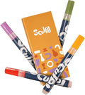 Sculpd Acrylic Paint Pens Set, Bloomsbury Tones, Premium Fine Tips for Painting Pottery, Wood, Cardboard, Paper, Glass & Most Other Surfaces, 4 Modern Colors for Arts & Crafts