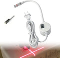 Magnetic Positioning Quilting Light for Sewing Machine | Adjustable Dot/Line/Crosshair Projection for Precision Stitching & Guide