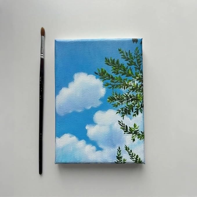 Small Canvases for Painting 5x7 inch, 82 Pack Bulk Painting Canvas Boards for Novices & Artists, Gesso Primed Acid-Free 100% Cotton, Mini Blank Canvas Panels for Oil, Watercolor, Acrylic