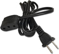 YICBOR Lead Power Cord #122 for Singer Sewing Machine 201, 301, 319, 319W, 401, 401A, 403, 404, 414, 414G, 500