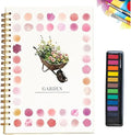 Water Color Workbook, Beginner-Friendly Watercolor Workbook, Watercolor Books, Nature Scenes Paint Set Art Crafts, with 12 Colors Paint Set with Paint Brush (B)