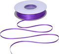 YAMA Purple Double Faced Satin Ribbon 1/8 Inch 100 Yards Ribbon for Gift Wrapping Crafts Hair Bows Wedding Party Decoration