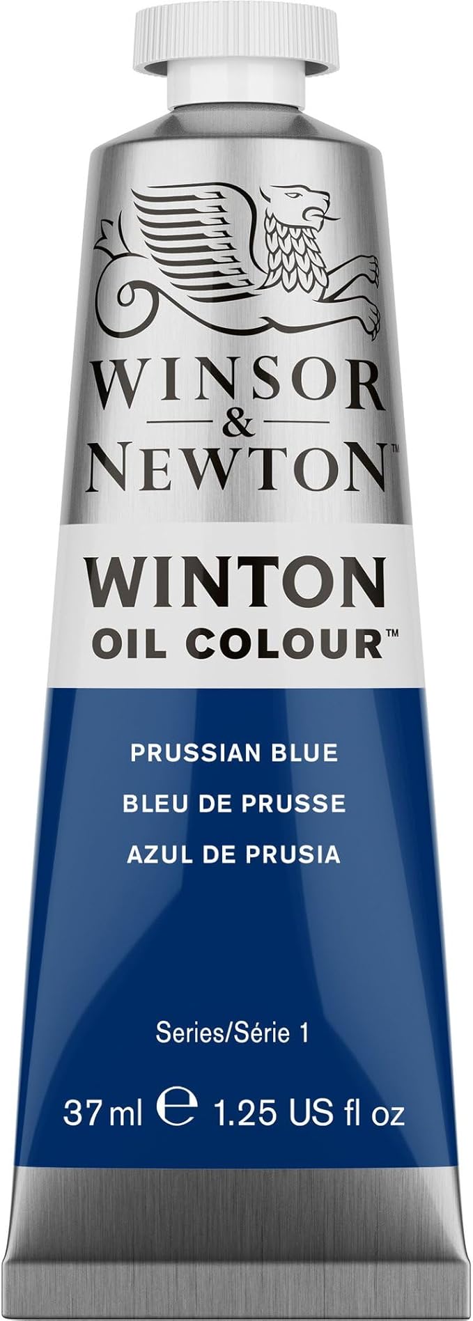 Winsor & Newton Winton Oil Color, 37ml (1.25-oz) Tube, Prussian Blue