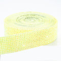 Novani Self Adhesive Rhinestone Ribbon, 0.78 Inch Wide 3 Yards 1 Roll, Lemon Yellow Diamond Bling Strips for DIY Crafts, Glitter Resin Rhinestones Tape for Crafting, Car Decoration
