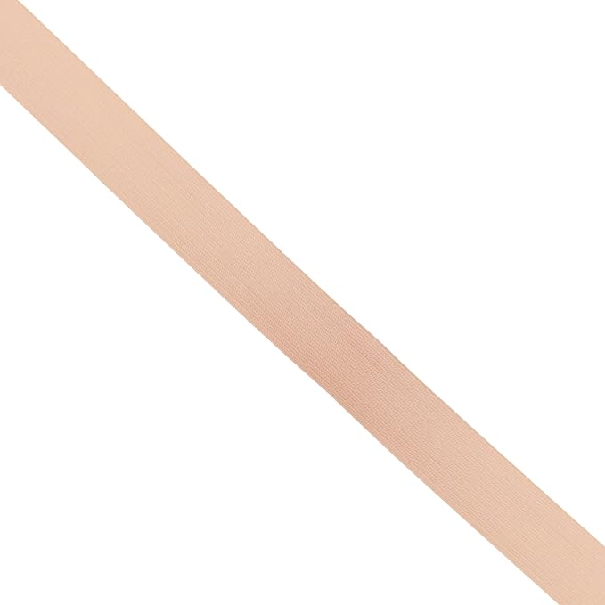 Mandala Crafts Wide 1/2 Inch Nude Elastic Bands Spool for Pants Waistbands Sewing and DIY Crafts, 88 YD Stretchy Flat Fabric Strap Knit Elastic Band for Wig