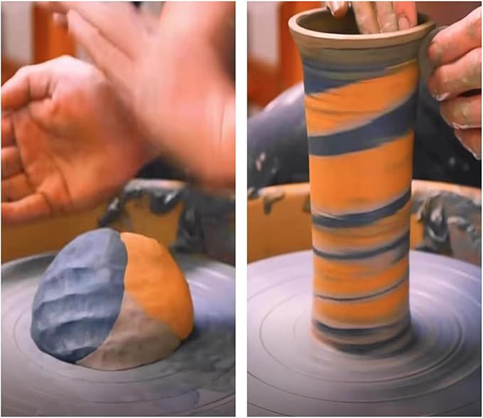 ReArt Air-Dry Clay 15LB wih 3 Colors White, Gray & Terra Cotta 5lb Each- Ideal for Beginners and Advanced Sculptors All-Purpose Modeling Clay (White, Gray & Terra Cotta)