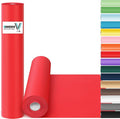 Vanhench Red Wrapping Paper Roll 17.5" x 760" (63') for Women Men Kids Girls, Solid Color Art Kraft Craft for Christmas, Wedding, Birthday, Mothers Day Gifts, Bouquet Flower Poster Bulletin Board