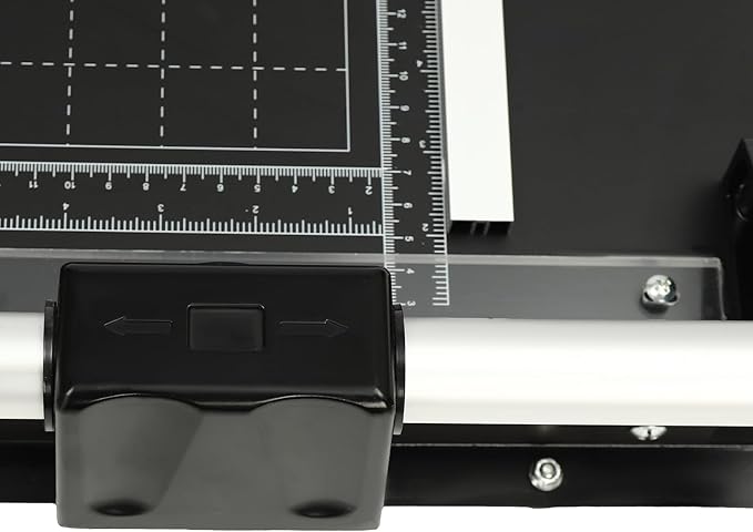 Professional Rotary Paper Cutter, 24"/36" Cut Length Papers Trimmer, Rotary Paper Trimmer with Clear Window, 65# Steel Rotary Bypass Cutter for Precise Paper Label Photo Craft (36")