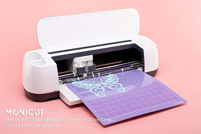 Stronggrip Cutting Mat for Cricut Maker 3/Maker/Explore 3/Air 2/Air/One(3 Mats) 12"x12" Cricket Cutting Mats for Cricut Accessories