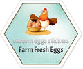 2,2.5,3,3.5,4inch Custom Egg Carton Labels Sticker Farm Fresh Eggs Cartons Sticker Label, Customized Egg Stickers， Custom retrun Egg Carton Label (2)