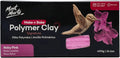 Mont Marte Make n Bake Polymer Clay Signature Baby Pink 400g (14.1oz) Block, Bake in Oven, Soft and Smooth, Sculpting, Craft, DIY Décor, Jewelry