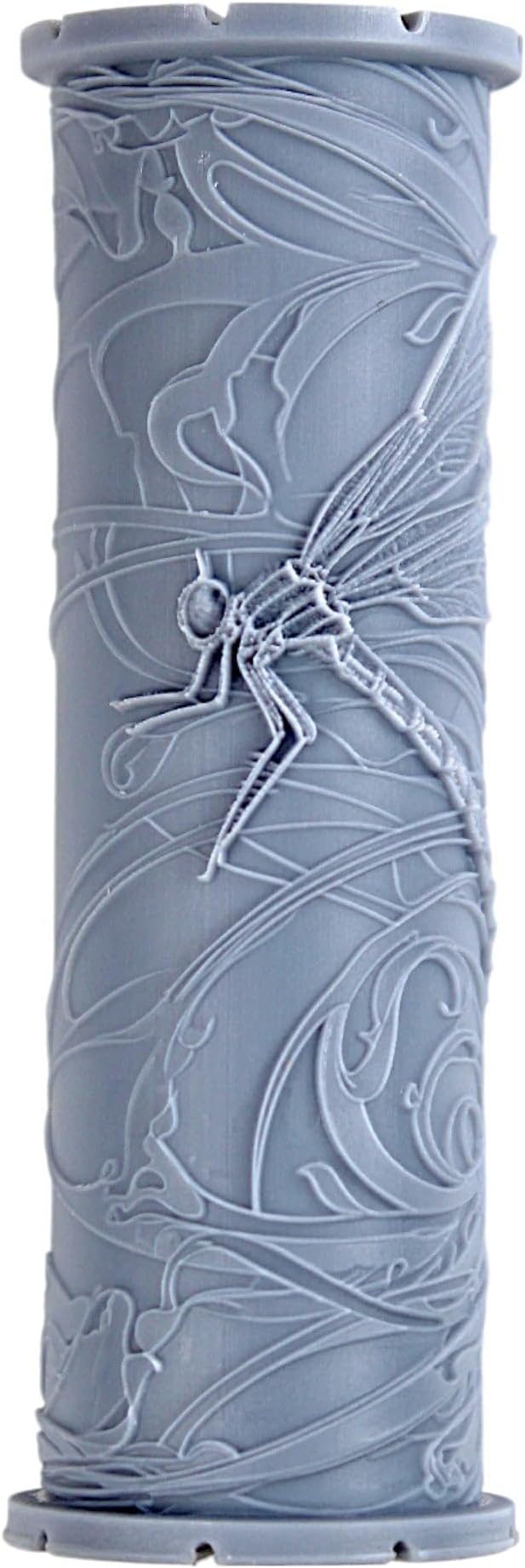 Dragonfly Clay Texture Roller (4") - Insect Set #01 - Embossing Pattern Roller for Polymer & Ceramic Clay, Pottery & Crafts